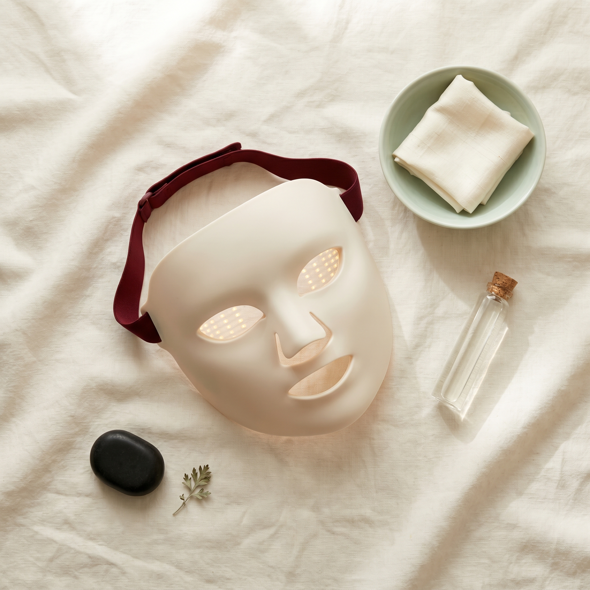Saebit Mask · Red + Near-Infrared LED Light, the Cheongdam Way