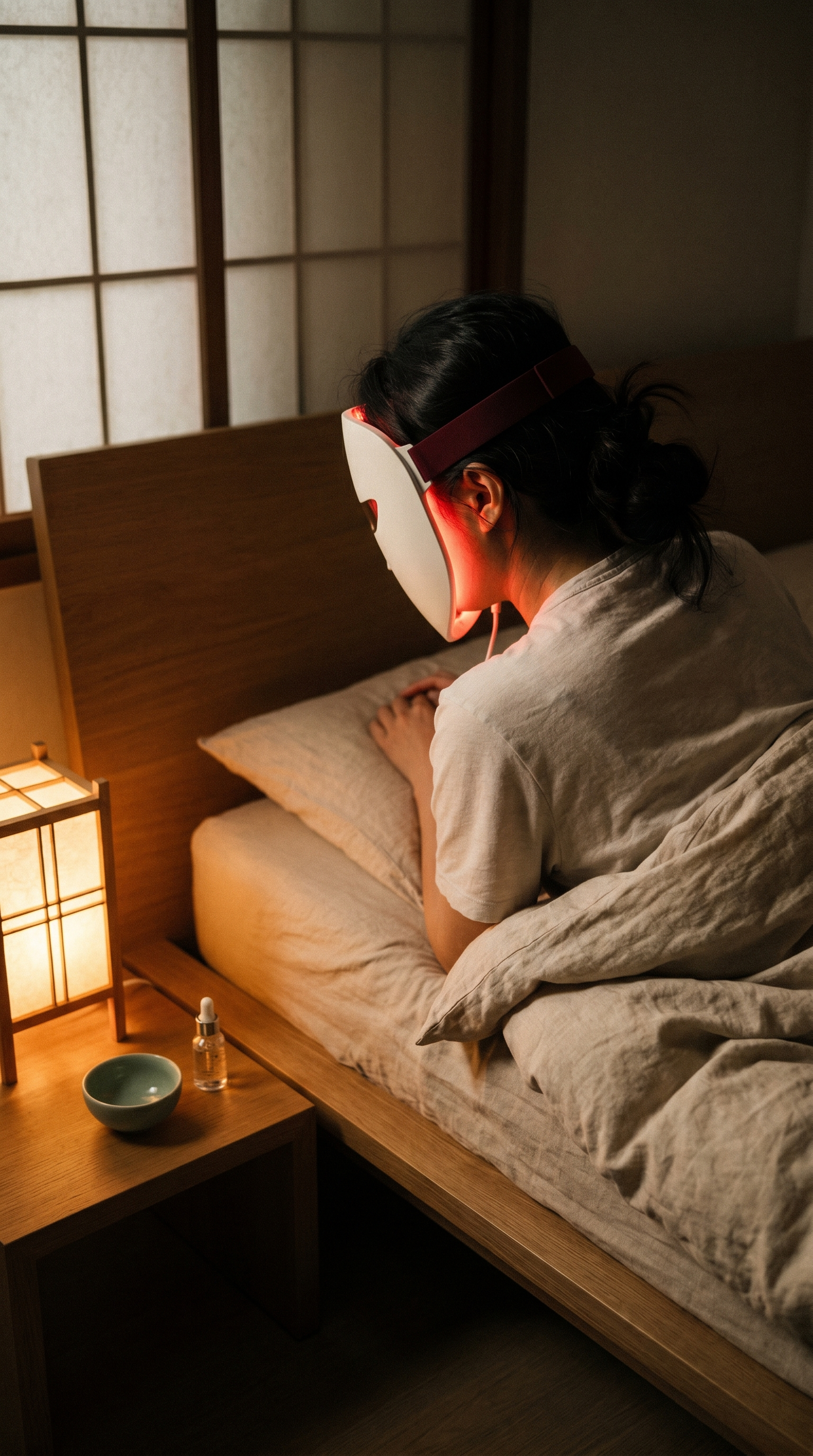 Saebit Mask · Red + Near-Infrared LED Light, the Cheongdam Way